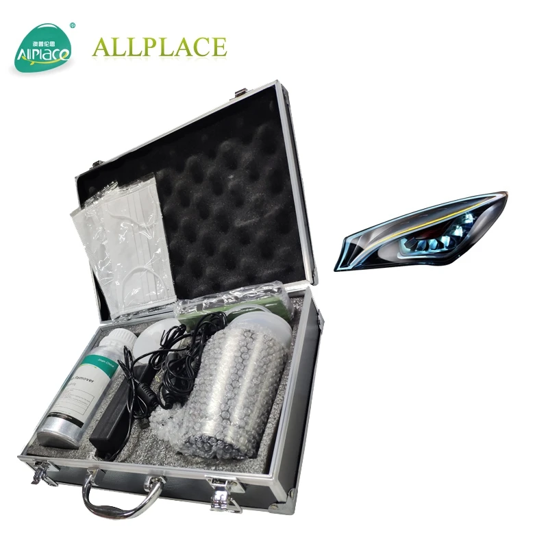 
Head Light Cleaning Kit Head Lamp Nano Coating Headlicht Polish Steam Device 