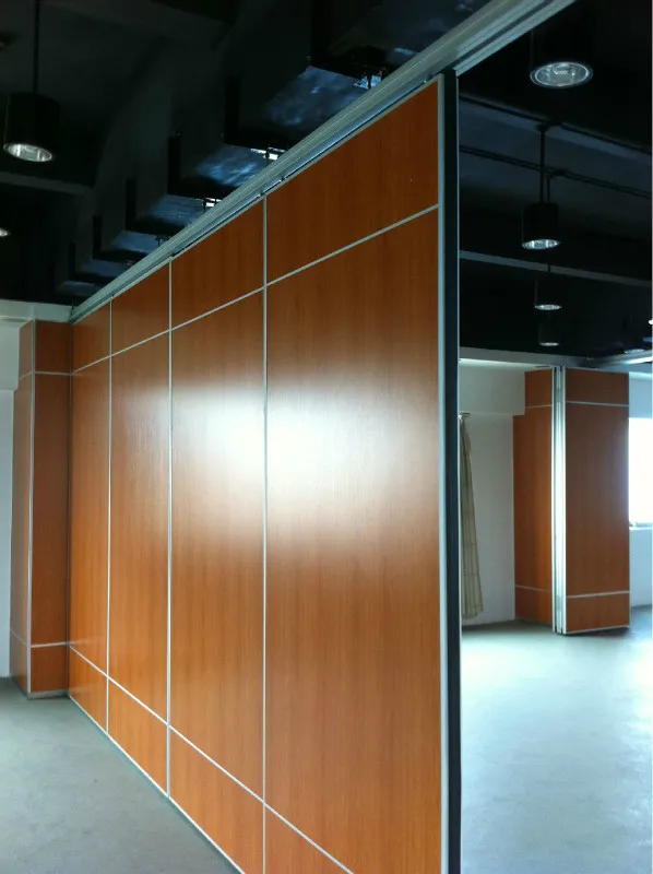 Складные Настенные перегородки для ресторана, акустическая перегородка аккордеона, звукоизоляционные передвижные стены для банкетного зала