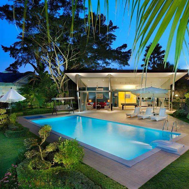 Fiberglass intex swimming pool with jet LED lights outdoor swimming pool designs