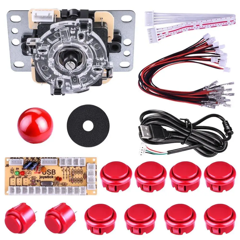 Odseven DIY Arcade Game Button and Joystick Controller Kit Wholesale