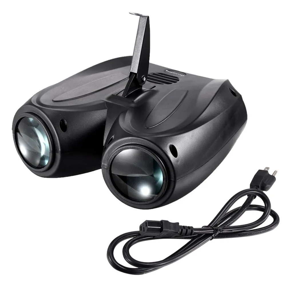 20W Double Lens 128pcs 5MM LED Pixel Light RGBW Pattern Stage Light Airship Projector Lights