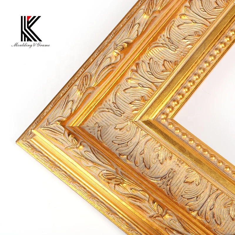 European big painting mirror frame moulding wood moulding custom frame