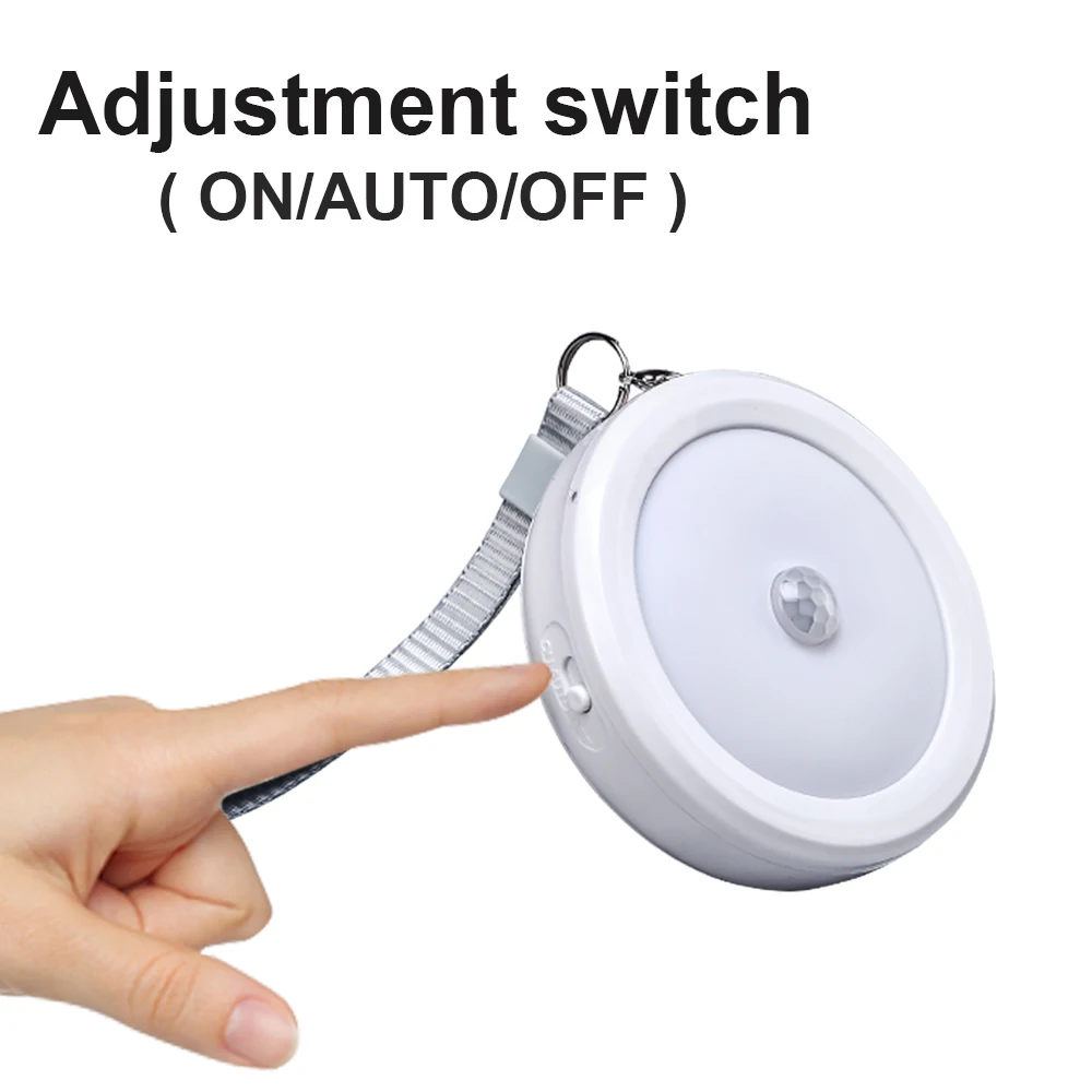 
Free Ship LED Night Light Motion Sensor Battery Powered 