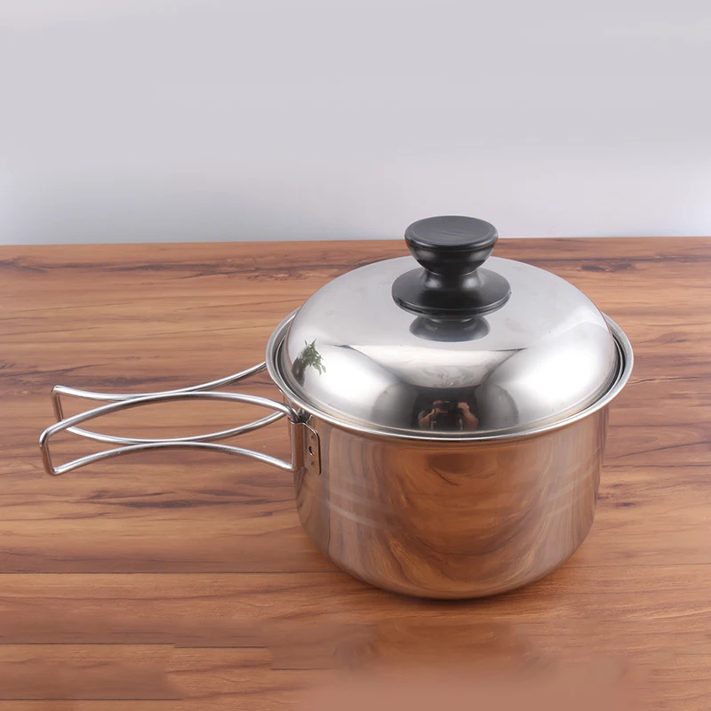 Premium Quality 3 pcs cookware sets Stainless Steel Milk Pot/Soup Pot/ Sauce Pan with glass lid
