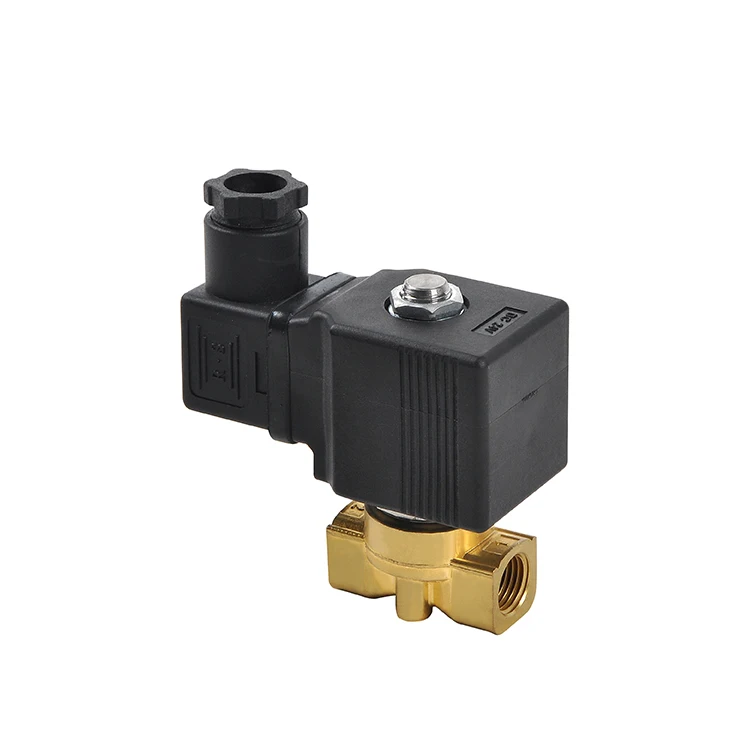 1/4 inch Normally Closed Brass 24 Volt 12 Volt Miniature Solenoid Valve