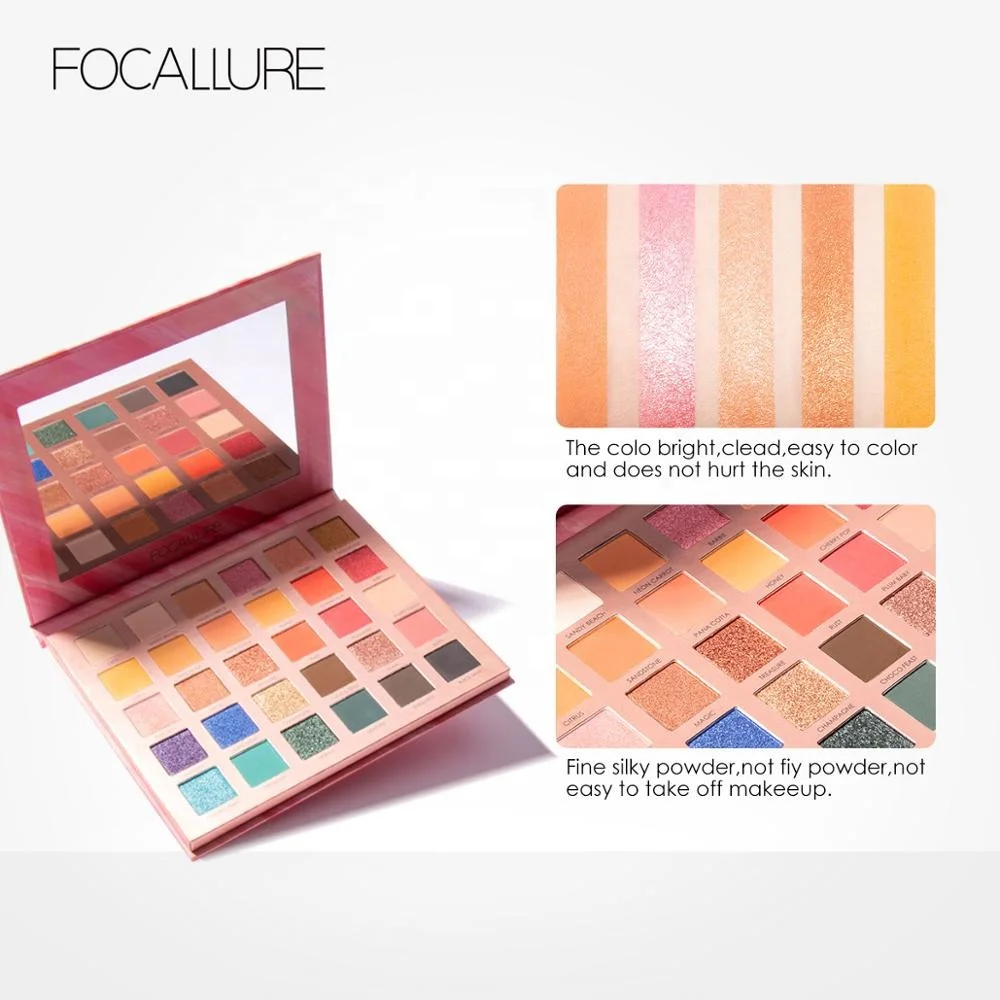 
FOCALLURE Famous Cosmetics Brand Pigments Color Eye Shades Makeup Eyeshadow Product In Demand 2019 