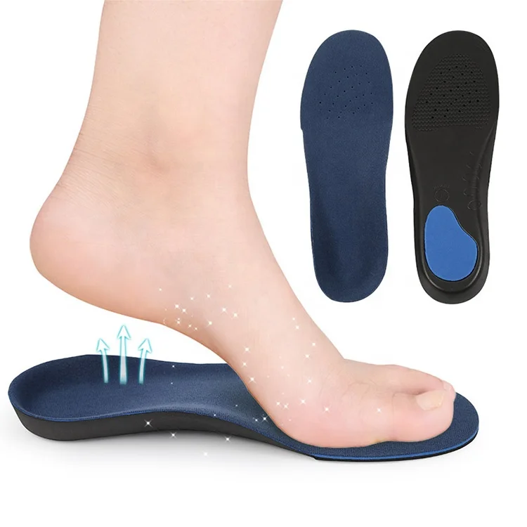 Running Sports EVA Foam Insoles High Arch Support Shoe Insert Flat Shoes Insoles