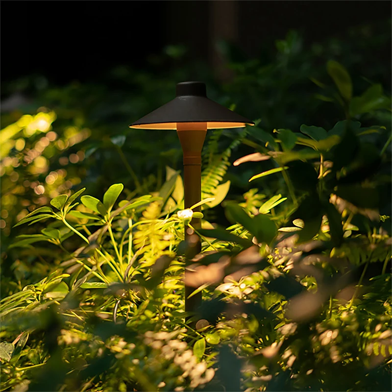 Оригинальный дизайн, водонепроницаемый алюминиевый светодиодный фонарь для газона IP65