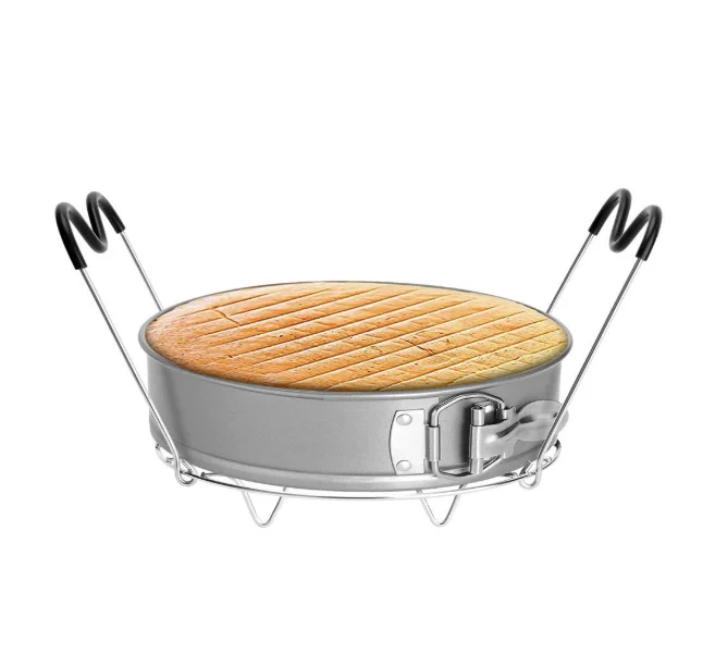 2019Amazon hot pot accessories set with Silicone egg bites molds and Steamer rack with silicon handle with 2 bonus silicon spoon