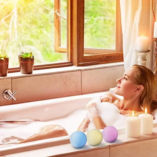 
Bubble Bath for Relaxation Moisturizing and Gift Ideals Vegan Oganic Essential Oil Spa Fizzy Bomb 