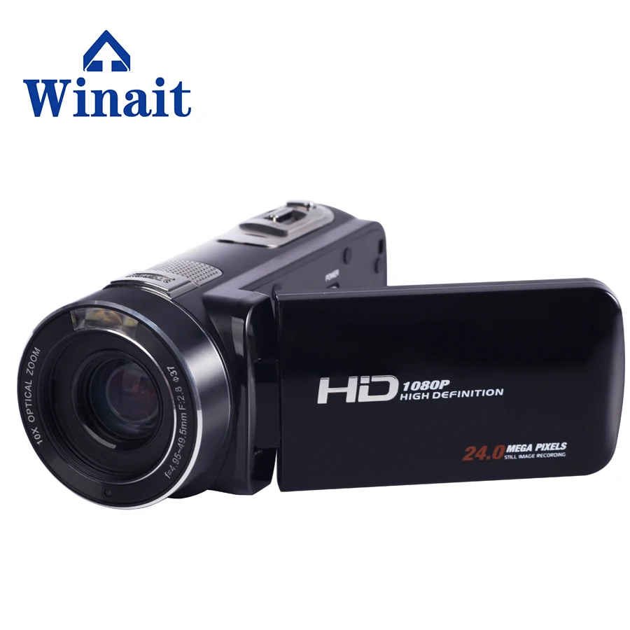 Full HD 1080 P с аккумуляторная lihtium батареи цифровой видеокамеры HDVZ80