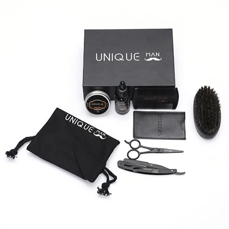 Распродажа Amazon, набор расчесок и кистей для бороды, мужское масло для бороды, деревянный набор для ухода за бородой