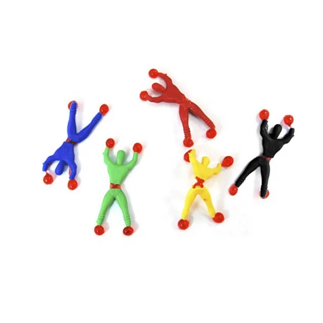 Creative Cartoon Wall Sticky Spiderman Toy / High Quality Sticky Spiderman