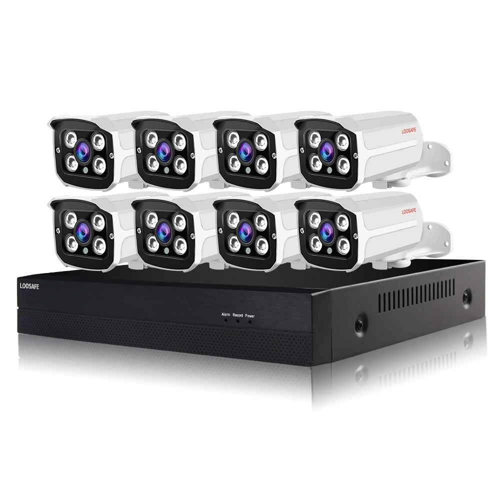 Кольцо 1080 P 8ch AHD камера dvr комплект 2.0MP 8 камера Открытый AHD dvr системы