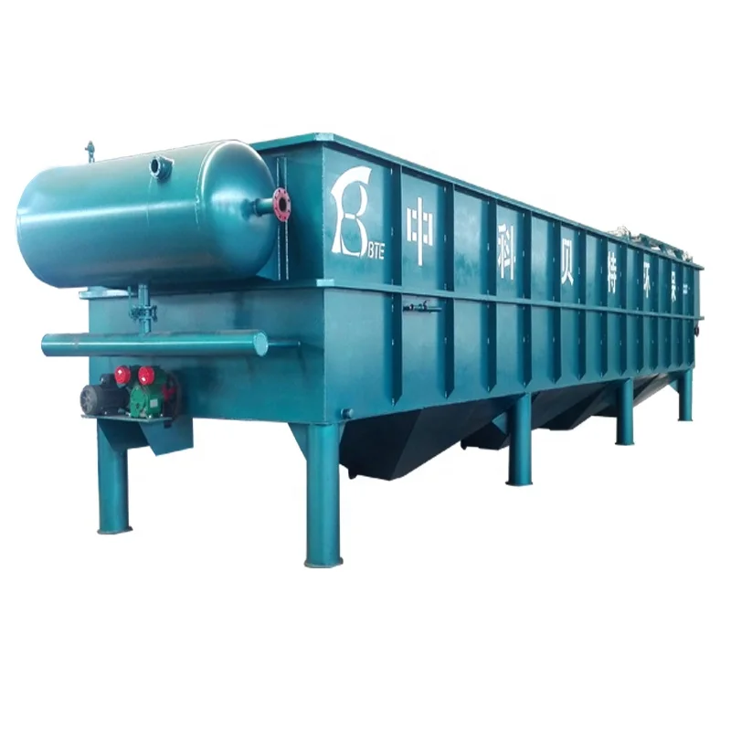 Dissolved air flotation machine for wastewater treatment, water purification device