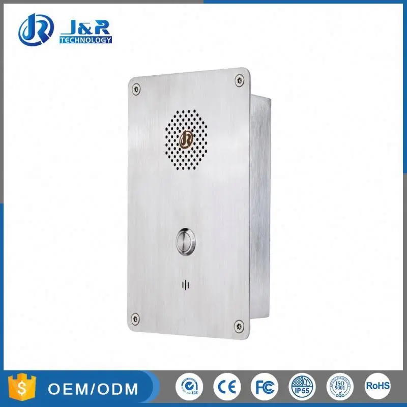 Аварийный телефон заподлицо, SIP Лифт телефон, SIP телефон двери