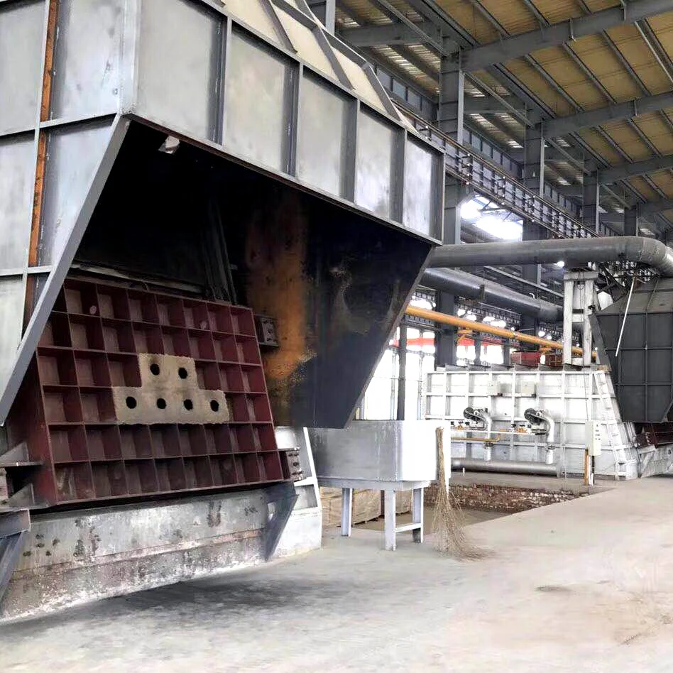 aluminum melting furnace for casting line