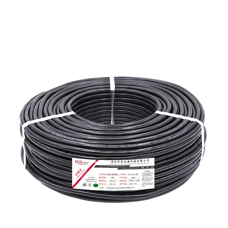 Изолированный ПВХ и обшитый плоский сигнальный сердечник экранированный кабель провод для системы управления огнем