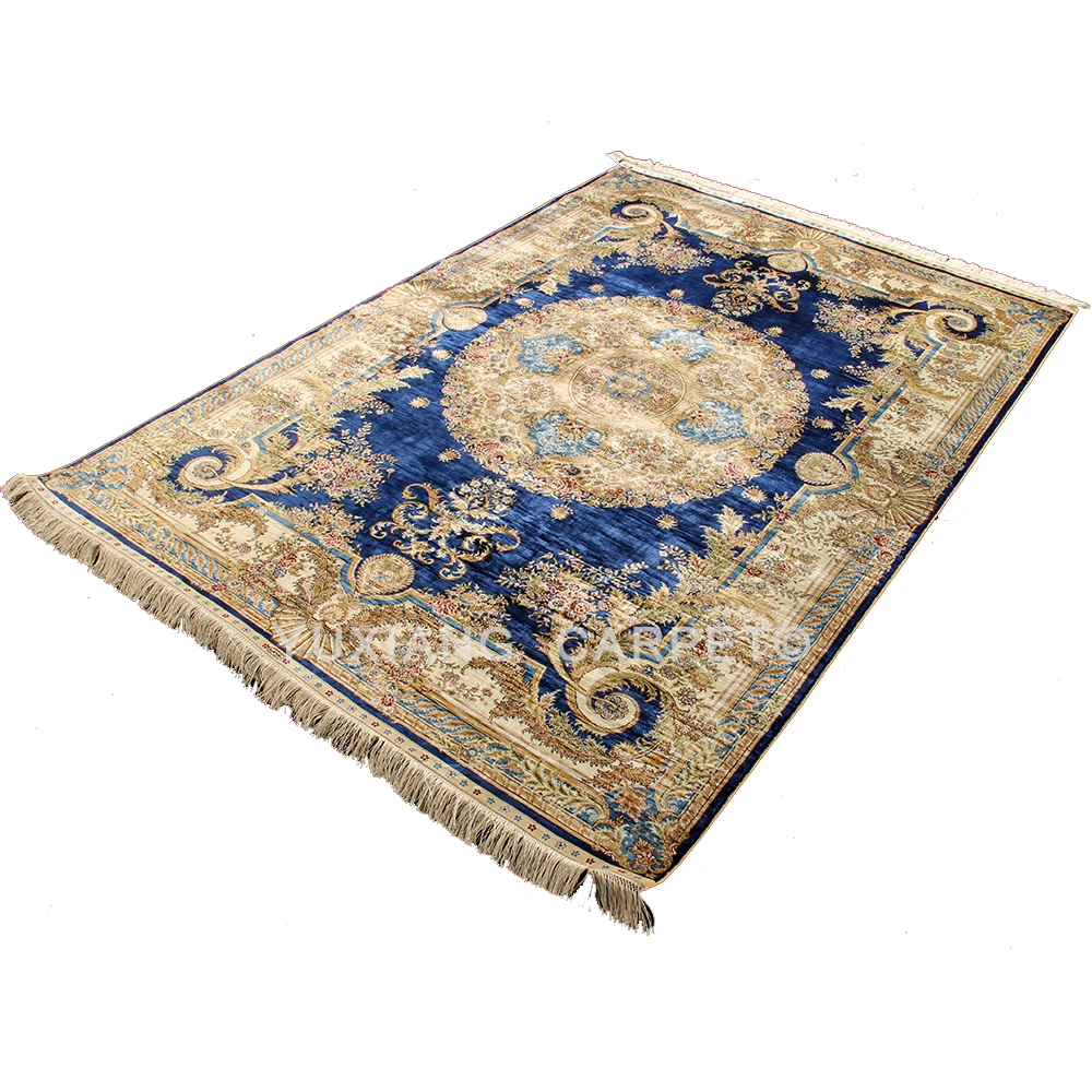 Yuxiang китайская фабрика 5x7 футов дворцовый дизайн шелк для гостиной ручной вязки персидские ковры и ковер