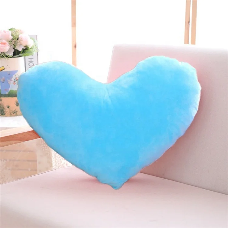 Custom Rose Velvet  Heart Shaped Cushion Pillow Plush Valentine Gift Pillow