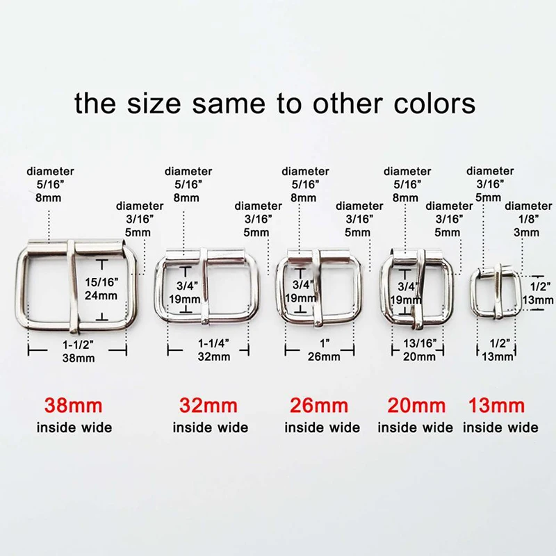 
Wholesale zinc alloy watch adjustable prong custom brass side release metal belt strap pin buckle hardware for bags handbag 