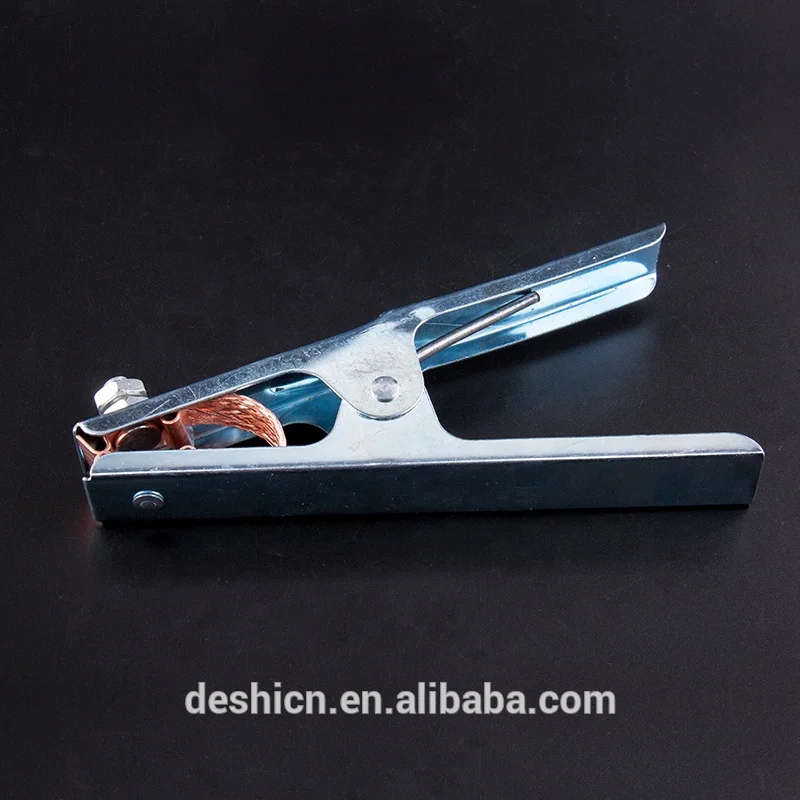 Deshi 300A High Quality ARC Welding American Type Ground Earth Clamp for MMA STICK Process