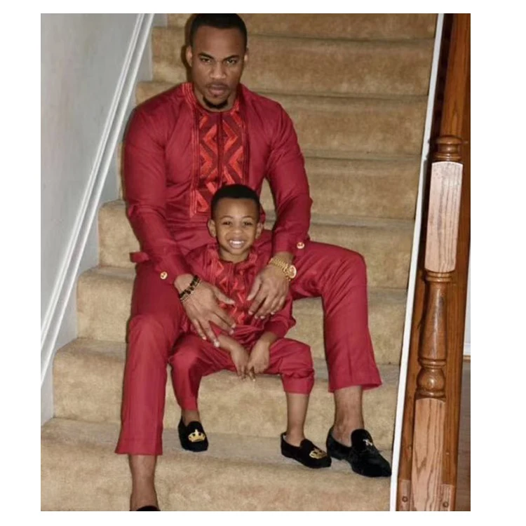 Новая Коричневая мужская одежда Queency в африканском стиле, мужская рубашка с вышивкой, Модная стильная одежда