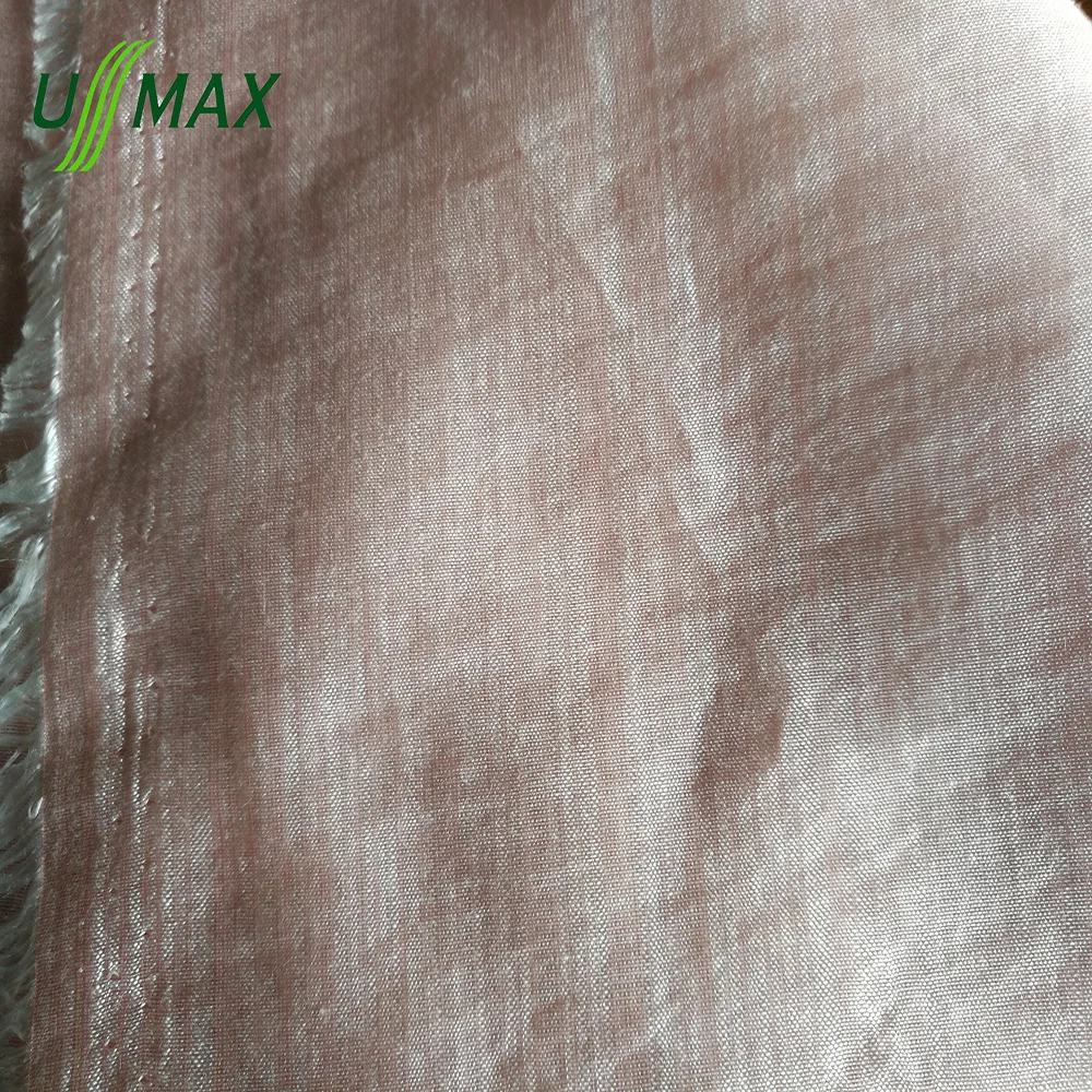 Thin and transparent Nylon lyocell stripe poplin for dress shirt and summer fashion Fabric