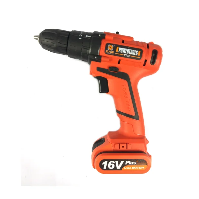 16V 10mm Dual  Lithium Battery Multifunction Machine Drill With Battery