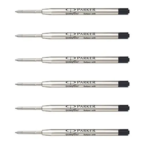 Шариковая ручка средней точки с голубыми чернилами, сменная шариковая ручка, сменные стержни-металлическая сменная ручка (синяя)