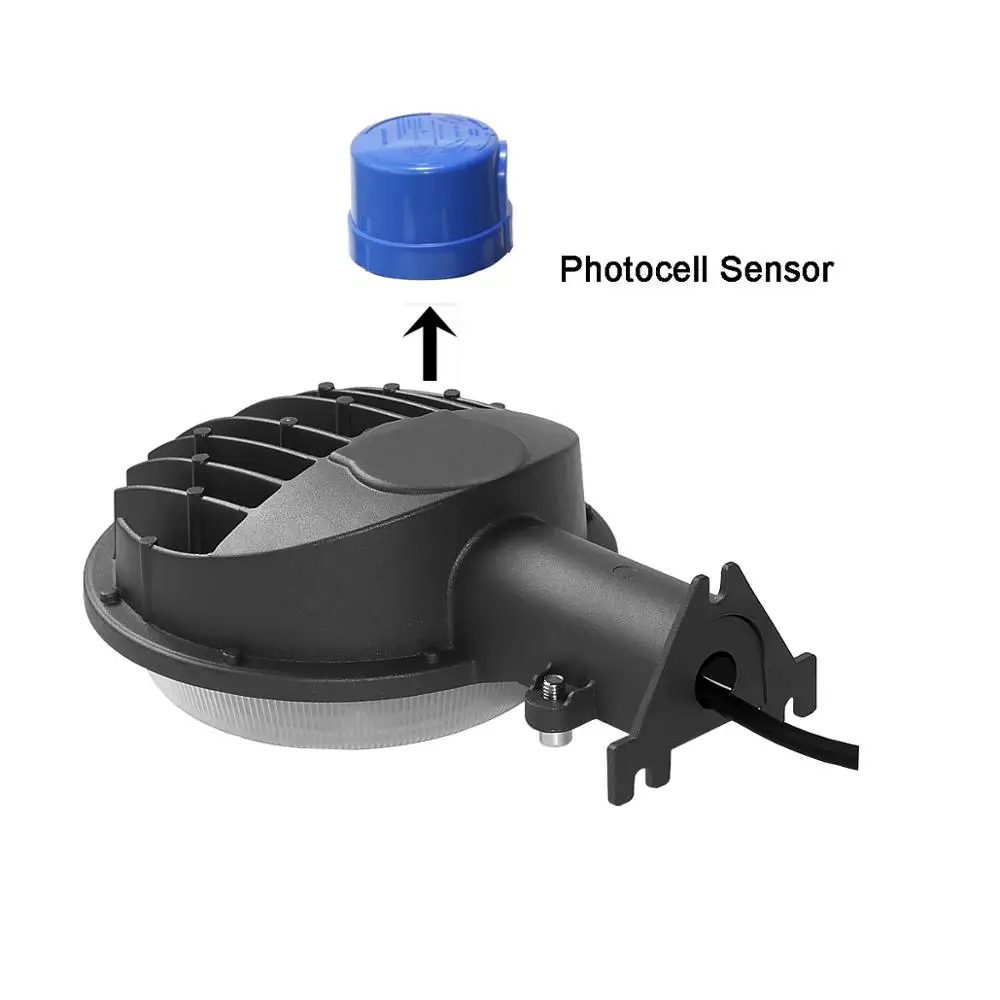 Waterproof 30w barn led light dusk to dawn with photocell 4000k outdoor led security area lights