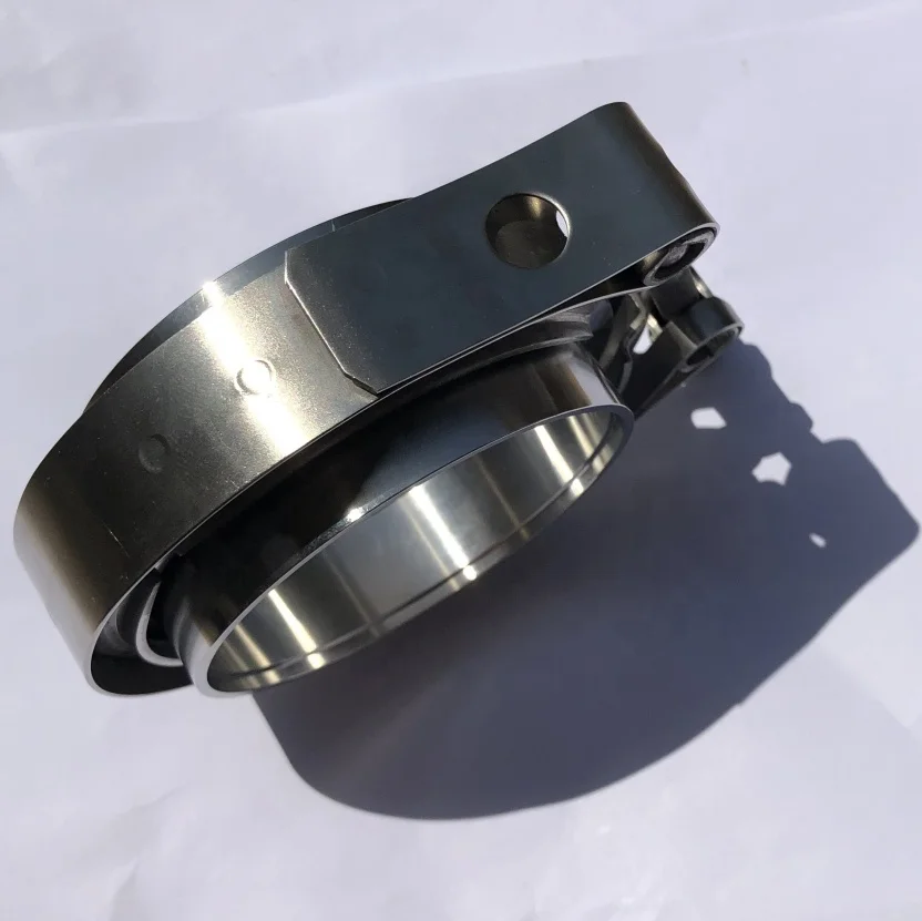 
high quality steel pipe flange bolts free catalytic converter ss 304 v band flange 3 exhaust clamp for turbo down pipe golf 