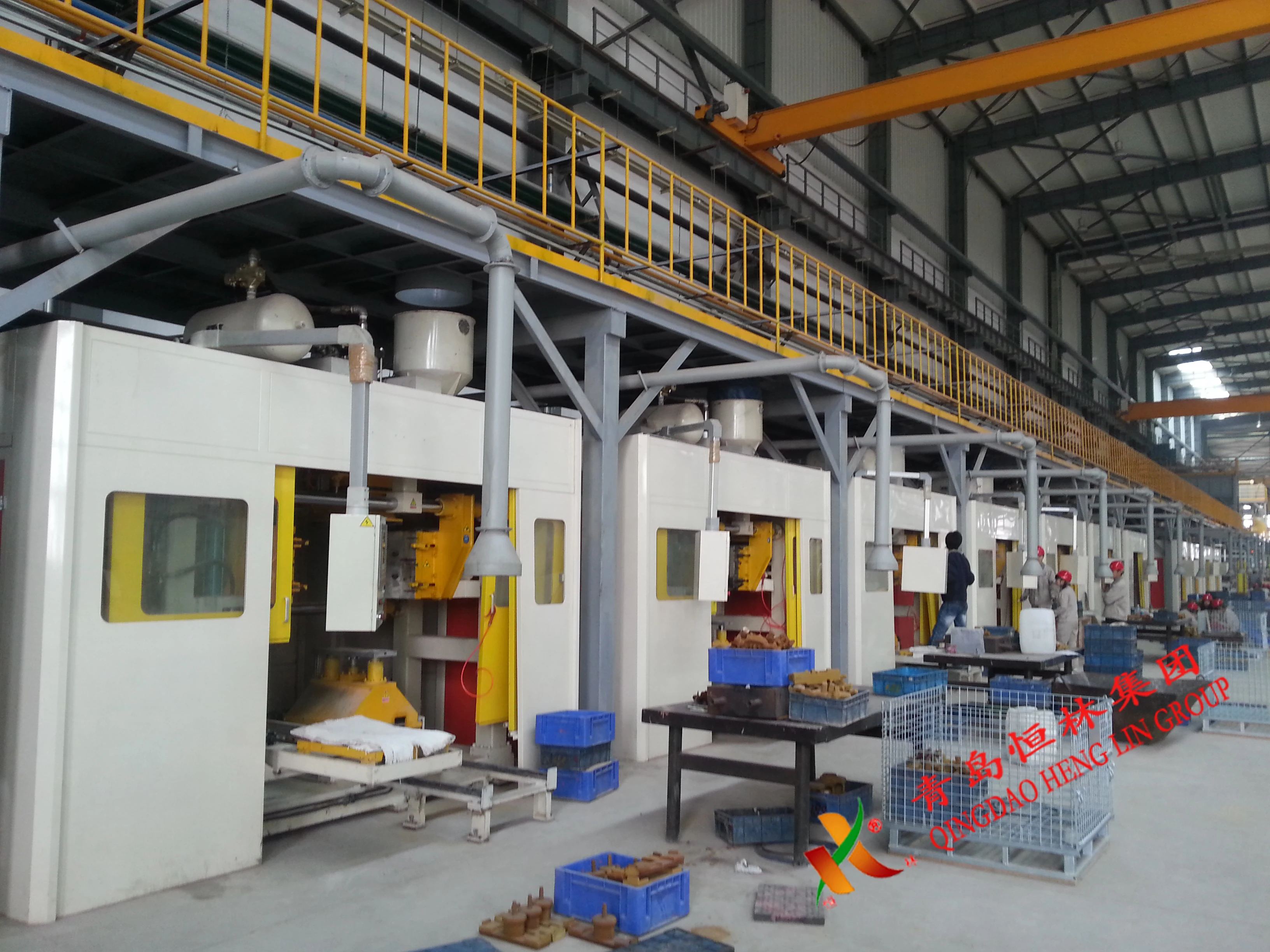 Double position Full automatic vertical/horizontal parting core shooting machine with folding screen,cold box core shooter