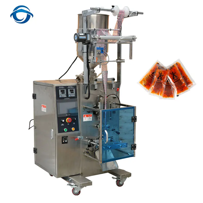Small Satchet Ketchup Filling And Sealing Packing Machine
