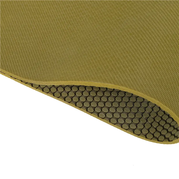High quality dense granules thick non-slip custom size natural rubber yoga mat travel mat