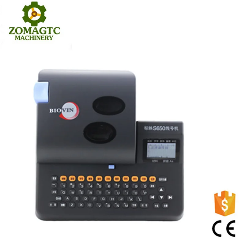 Термоусадочная трубка кабель провод термоэтикетка печатная машина для кабельного принтера проволочной