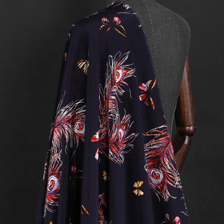 Оптовая продажа, хорошая шелковая одежда для платья, шелковая крепированная ткань