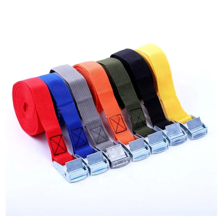 Cam buckle transport packing belt, cargo binding belt,tie down straps