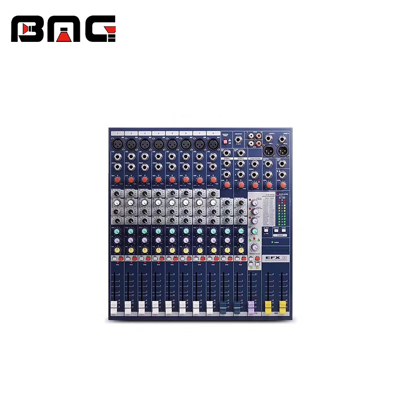 Оптовая продажа наивысшего качества soundcraft стиль EFX8 8-канальный микшер микшерный пульт для клуба шоу