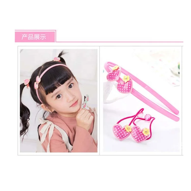  3 шт./компл. оптовая продажа с фабрики Детская повязка на голову для маленьких девочек акриловая кроличьими ушками набор заколок волос
