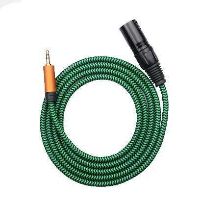 Высокое качество 3.5 мм стерео AUX мужчин XLR Женский аудио кабель