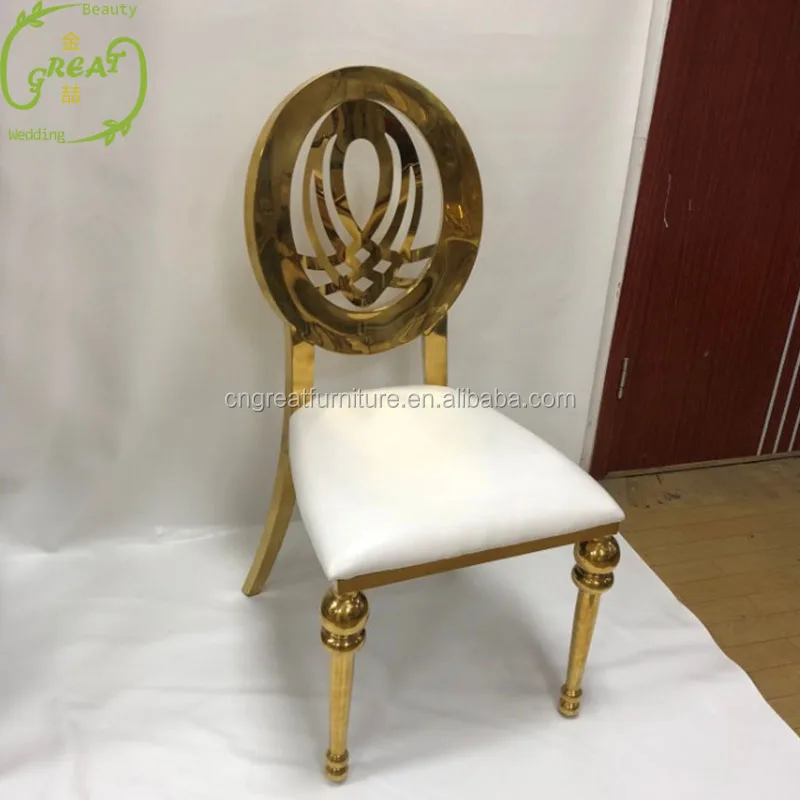Хрустальные золотые новые серебряные Завязки для жениха из нержавеющей стали Современная распродажа золотые складные свадебные стулья chiavari