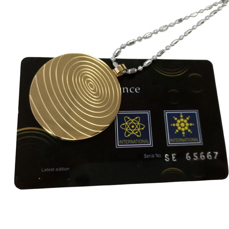 Bio Scalar Energy Pendant Stainless Steel Quantum Pendant Japanese Technology