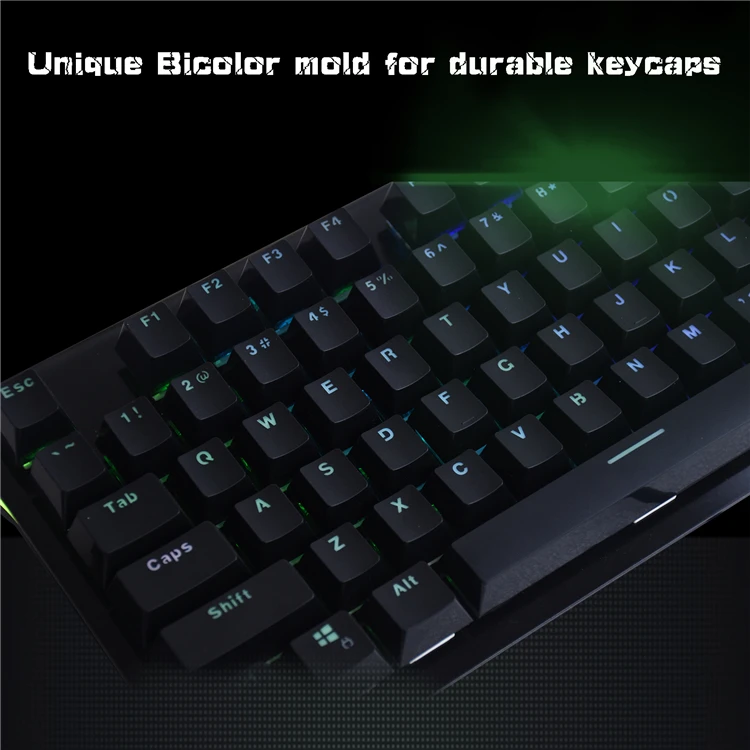 blue switch RGB LED arabic Spanish gaming mechanical keyboard laptop