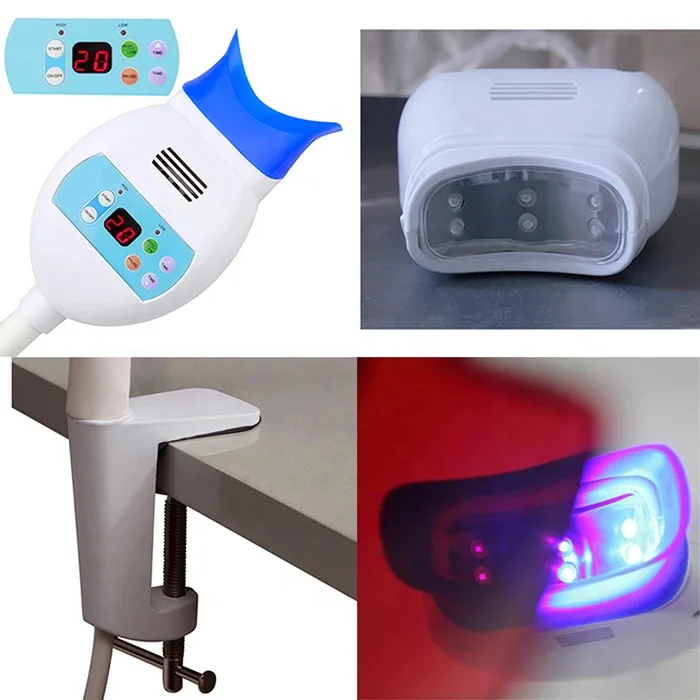 high power 6pcs led blue light Dental bleaching whitening machine