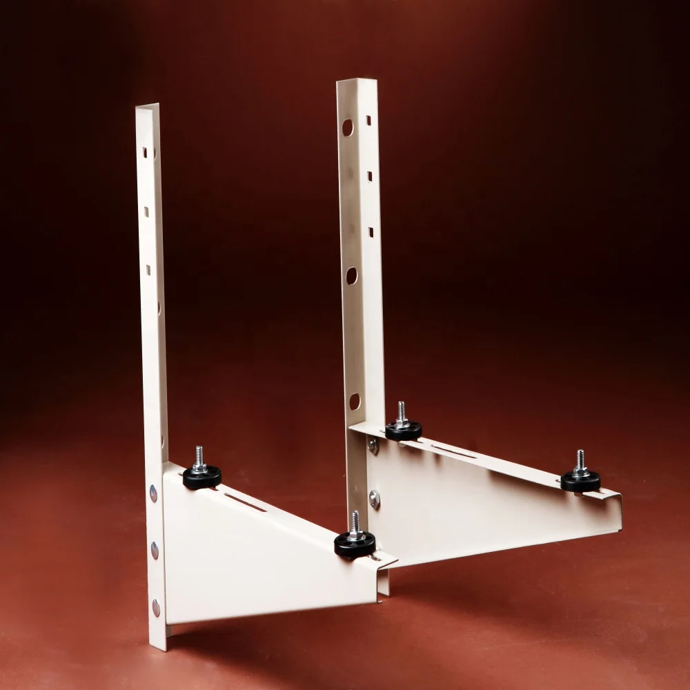 Triangle angle iron steel split air conditioner outdoor unit ac wall mounting support bracket hanger