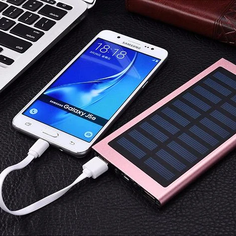 2017 Новый Лучший алюминиевого сплава ультра банк Мини Солнечное зарядное устройство USB 8000 мАч солнечное для смарт- телефон