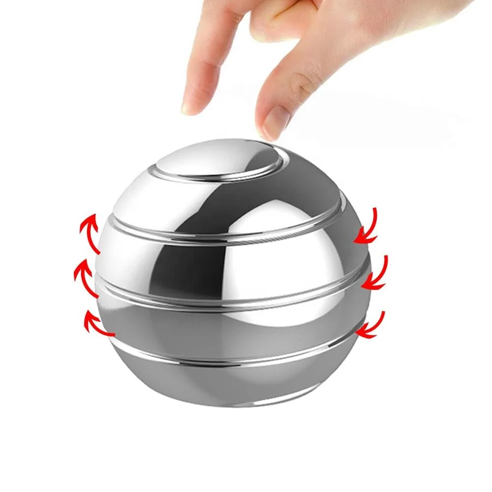 
Full Optical illusion Spinning Fidget Kinetic Desk Toy for Adults and Kids,Cool Mini Gadget for Office for Anxiety and Stress Re 