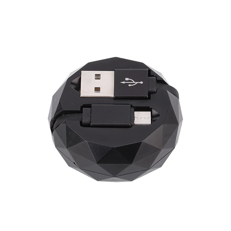 Высокое качество индивидуальные выдвижной 2.4A зарядки плоский Micro USB кабель