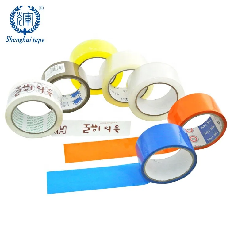 Glue Bopp Film Packaging Tape 40mic X 48mm X 40m Waterproof Adhesive Tape Clear Free Sample Acrylic Offer Printing Single Sided